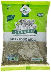 24 Mantra Organic Green Moong 2 Lb - 908 Gms