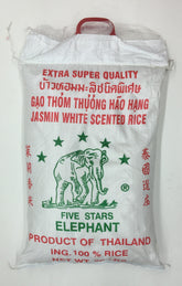 Five Star Elephant Jasmine Rice 20lb