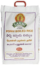 Laxmi Ponni Boiled Raw Rice 20lb