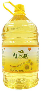 Allegro Pure Sunflower Oil 169,07 Fl Oz 5L