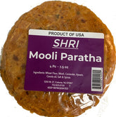 Shri Foods Mooli Paratha 4 Pcs - 230 Gms ( Fresh Cooked)