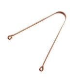 Copper Tongue Cleaner - Dentist Recommended For Dental Health and Fresh Breath -Best remedy for bad breath