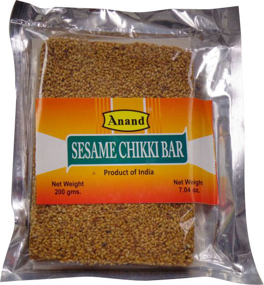 Anand Sesame Chikki Bar 7 Oz - 200 Gms