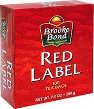 Brooke Bond Red Label 100 Tea Bags 7 OZ - 198 Gms