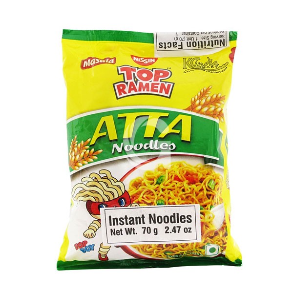 Top Ramen Atta Noodles 2.6 Oz - 75 Gms (4 for $1)