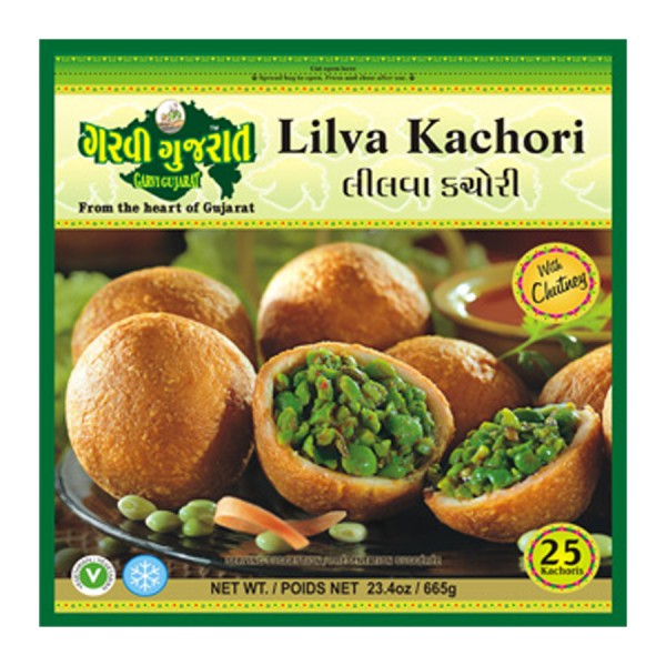 Garvi Gujrat Lilva Kachori 25 Pieces