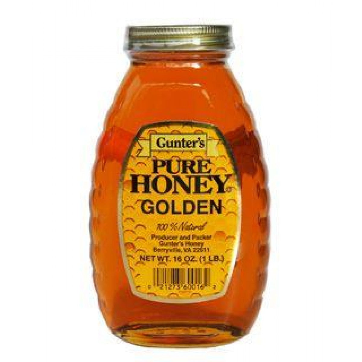 Gunter's Pure Honey 16 Oz - 454 Gms