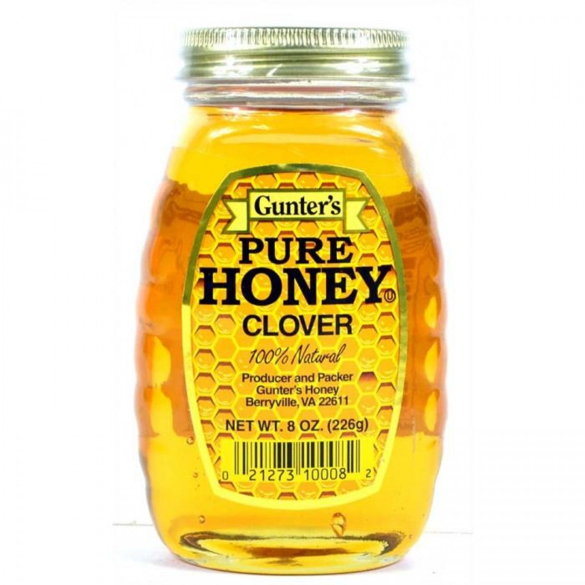 Gunter's Pure Honey 8 Oz - 226 Gms