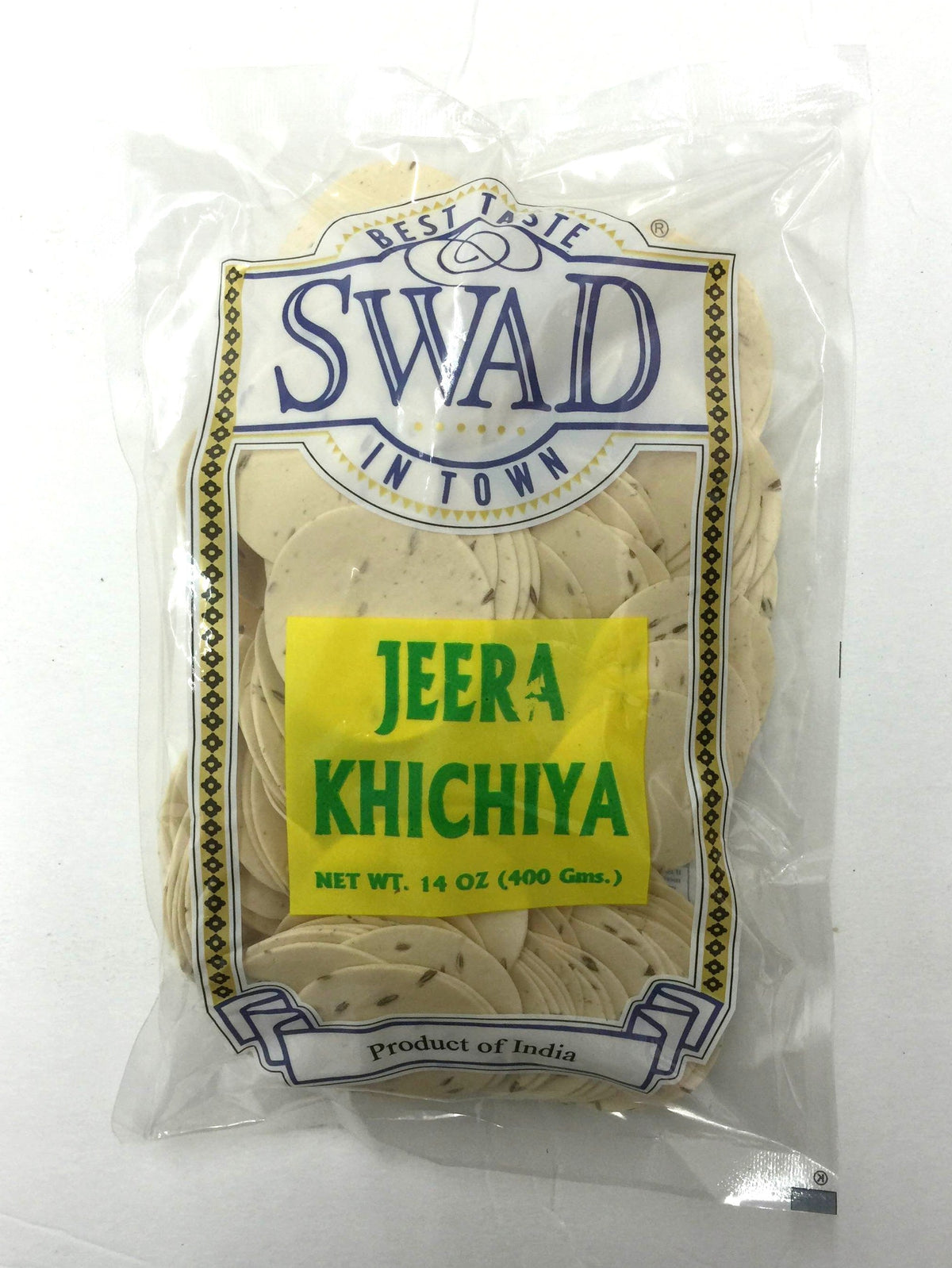 Swad Jeera Khichiya 14 Oz - 400 Gms