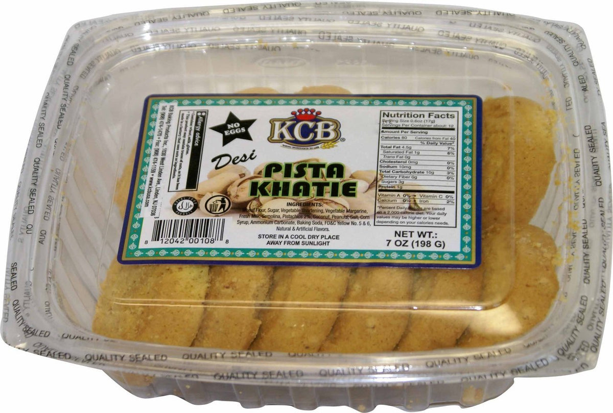 KCB Pista Khatie No Egg 7 Oz - 200 Gms