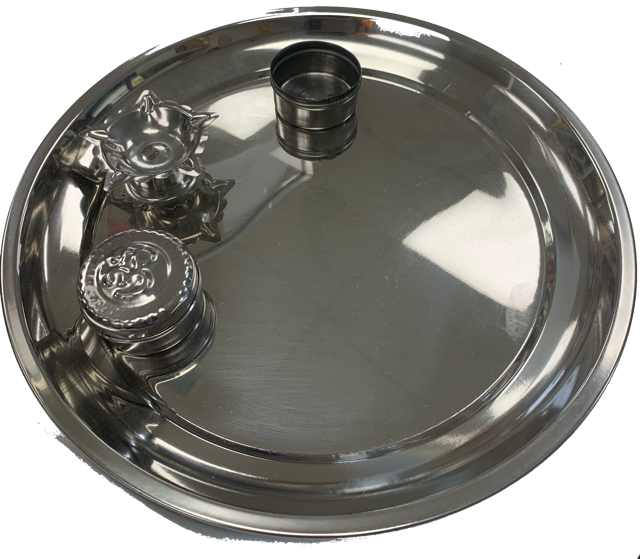 Pooja Thali Stainless steel -Dish Washer Safe