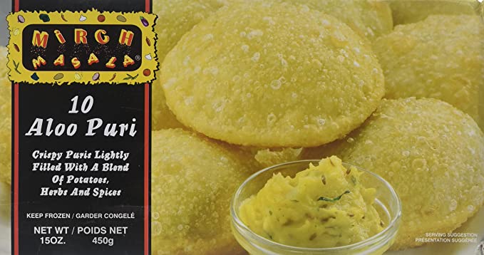 Mirch Masala Aloo Puri 10 Pieces