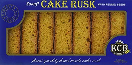 KCB Cake  Rusk with Fennel  seeds 25 Oz - 652Gms