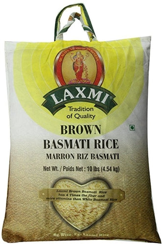 Laxmi Brown Basmati Rice 10lb