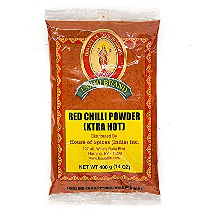 Laxmi Extra Hot Chilli Powder 14 Oz - 400 Gms