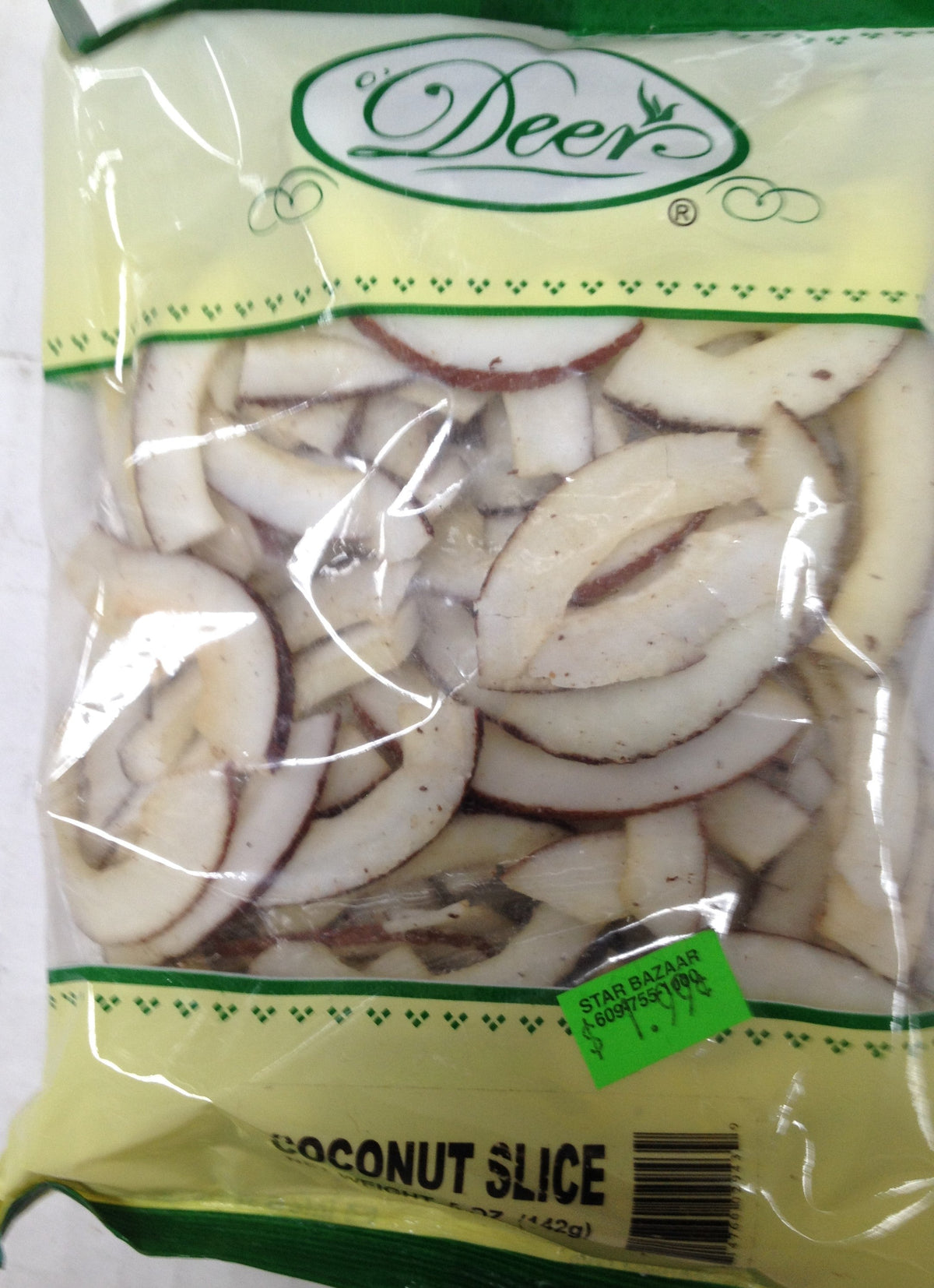Deer Coconut Slices 5 Oz - 142 Gms