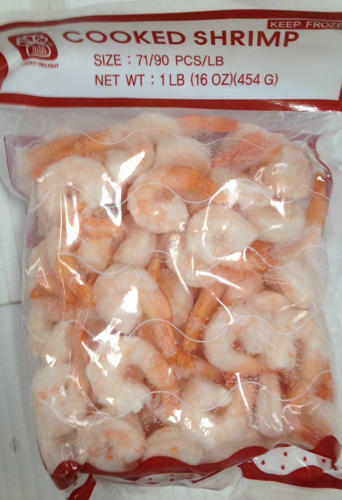 Thai Gold Cooked Shrimp 16 Oz - 454 Gms