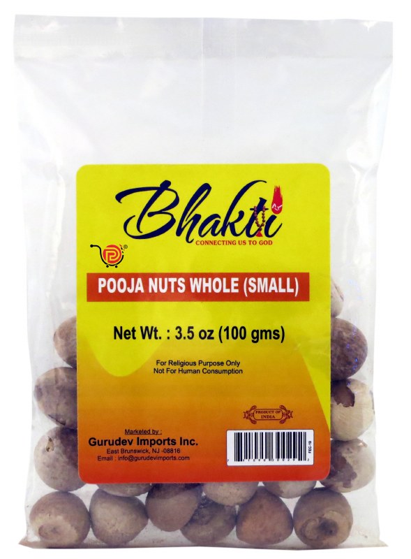 Bhakti Pooja Nuts ( small)3.5 OZ-100 Gms