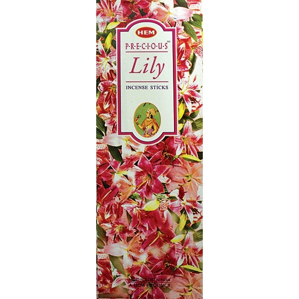 HEM Lily Incense Sticks (120 Sticks ) 6 Packs of 20 sticks  each