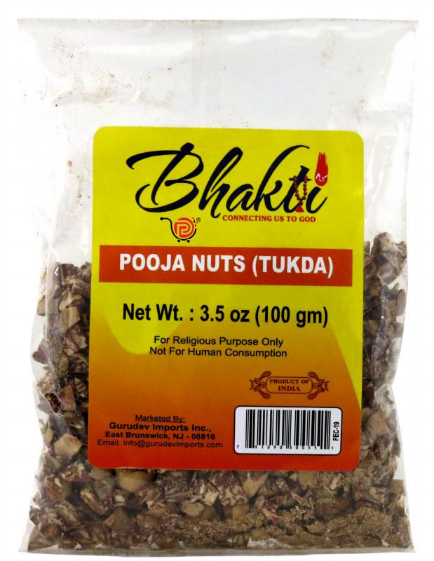 Bhakti Pooja Nuts (  Sweet Tukda)3.5 OZ-100 Gms
