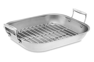 Super Shyne Roasting Rack (Stainless Steel with temperature resistant handle) (Round)