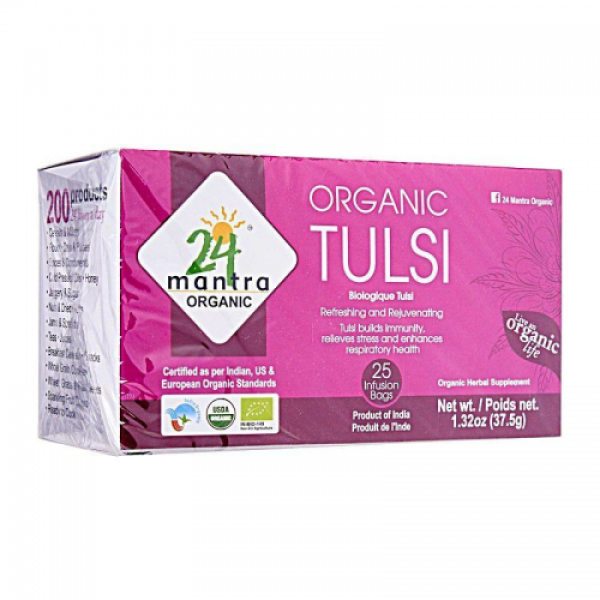 24 Mantra Organic Tulsi Green Tea 37.5Gms