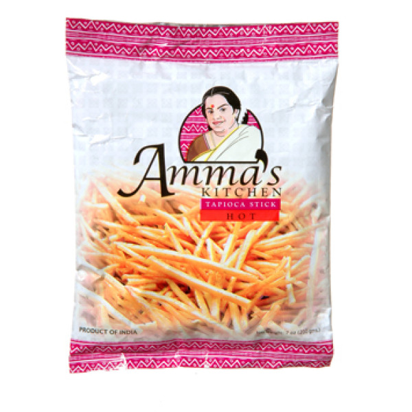 Amma's KitchenTabioca Chips Hot 7 Oz / 200 Gms