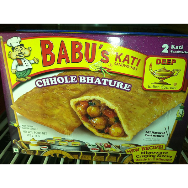 Babu's Kati Chhole Bhaturi 2 Pieces / 226 Gms