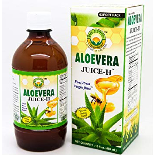 Basic Ayurveda Aloe Vera Juice-H 16 oz / 480 ml