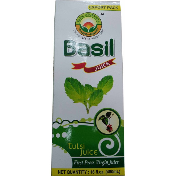 Basic Ayurveda Basil Juice 16 oz / 480 ml