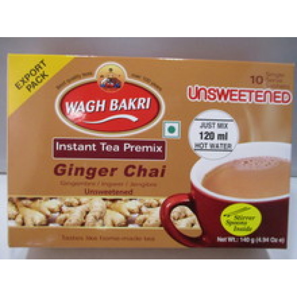 Wagh Bakri Instant Ginger Unsweetened Tea (3 in 1) 9.18 OZ / 261 Gms
