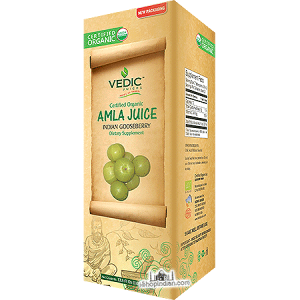 Vedic Organic Amla Juice 16.9 Oz / 500 ml