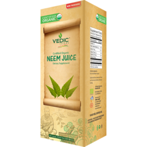 Vedic Organic Neem Juice 16.9 Oz / 500 ml