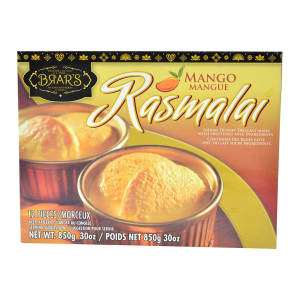 Brar's Mango Rasmalai 12 Pieces / 850 Gms