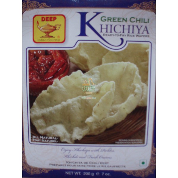 Deep Green Chilli Khichiya 7 Oz / 200 Gms