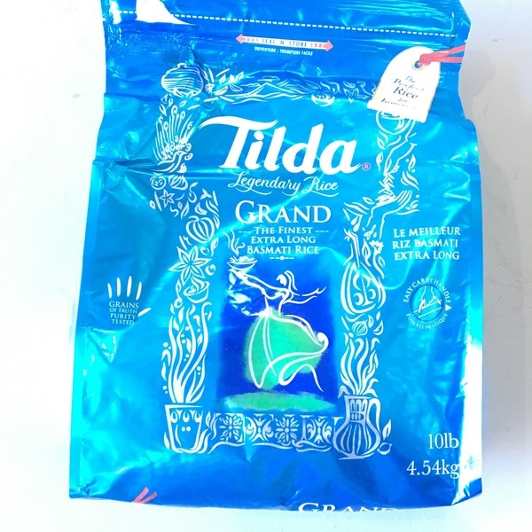 Tilda Grand Basmati Rice 10lb