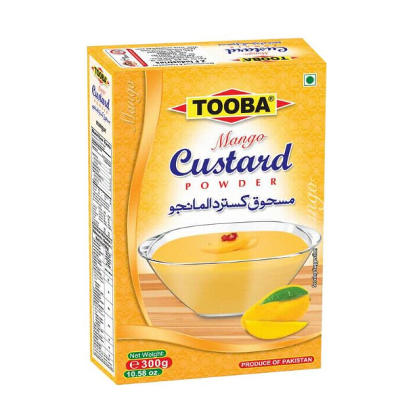 Tooba Custard Powder Mango 10.58 Oz / 300 Gms