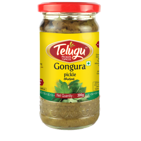 Telugu Gongura Pickle 10.5 Oz/ 300 Gms