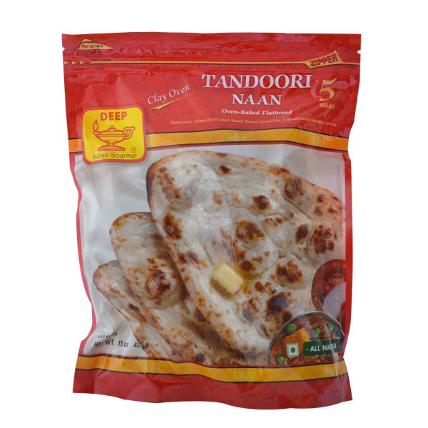 Deep Tandoori Naan 5 Pieces