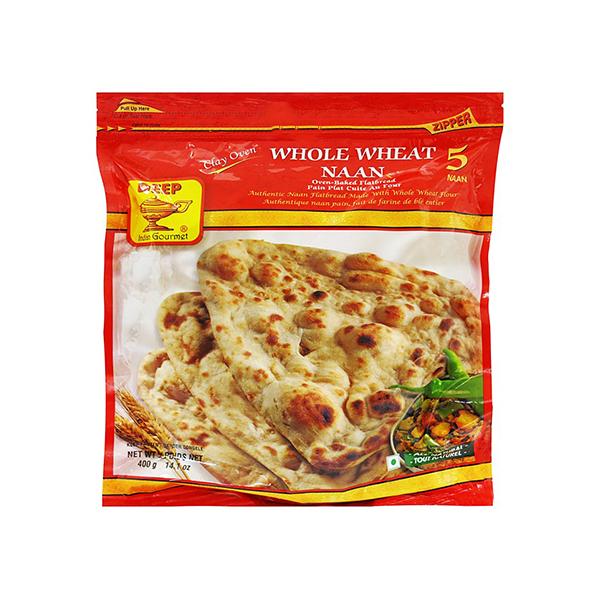 Deep Whole Wheat Naan 5 Pieces