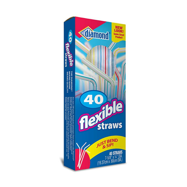 Diamond Flex Straw 40 Straws