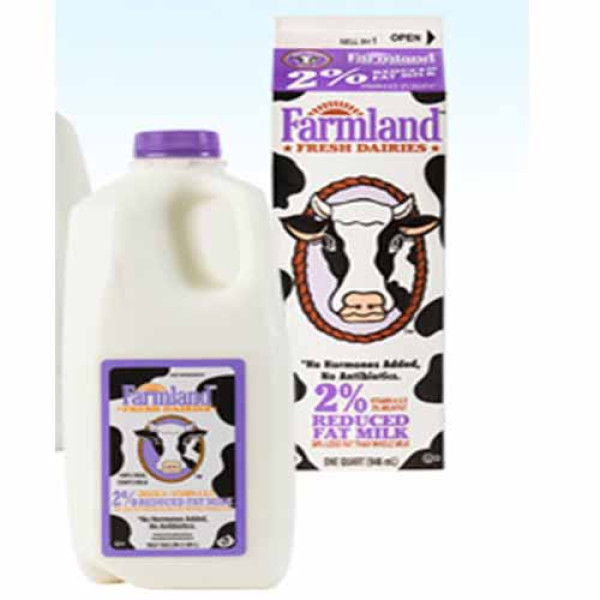 Farmland 2% Milk 1/2 Gallon