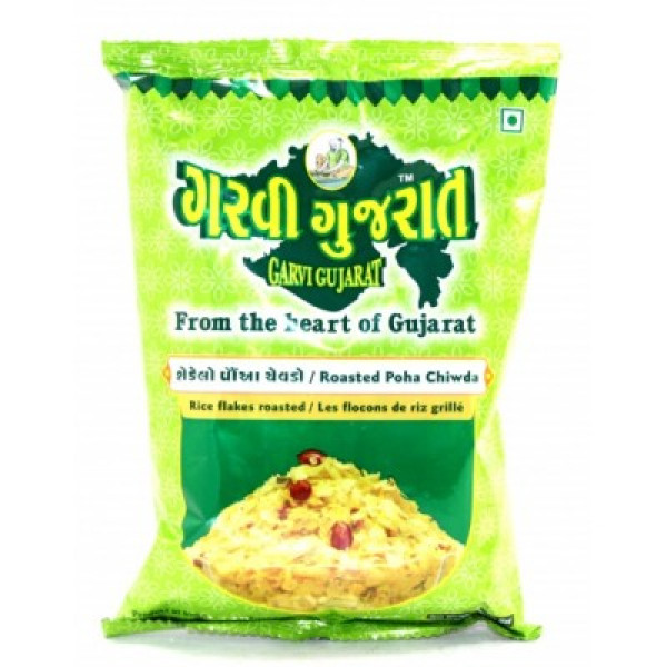 Garvi Gujrat Roasted Poha Chiwda 10 Oz / 285 Gms