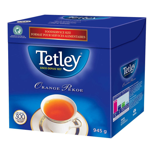 Tetley original Pekoe Premium Black Tea 33.33 oz /945 Gms 300 Tea Bags