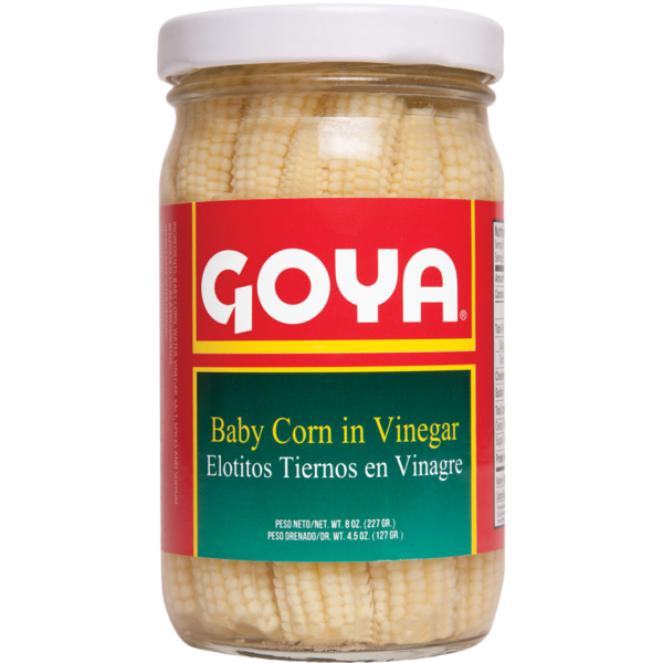 Goya Baby Corn in Vinegar 8 Oz / 227 Gms