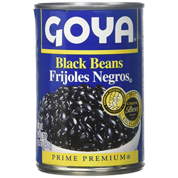 Goya Black Beans 15.5 Oz / 439 Gms