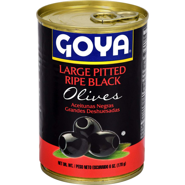 Goya Black Olives 6 Oz / 170 Gms