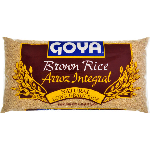 Goya brown Rice Long grain 5lbs/2.27kg