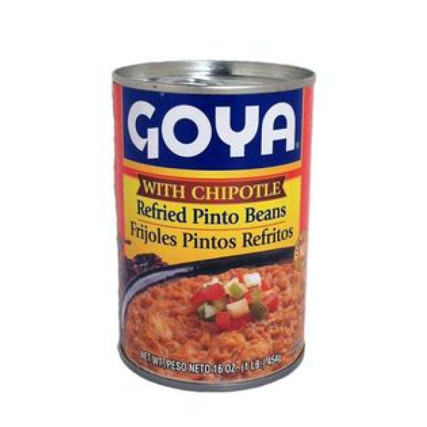 Goya Refried Pinto Beans 16 Oz / 454 Gms