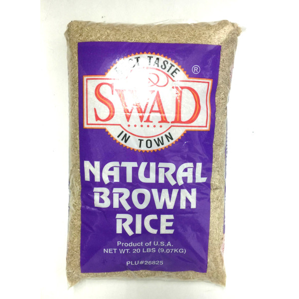 Swad Natural Brown Rice 20lb